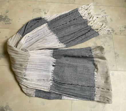 Naturálna bavlnená šatka na krk, l