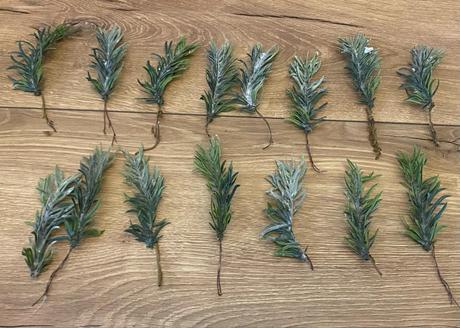 Zimné lístočky 15 ks ( sada ), 