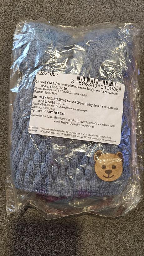 Zimná čiapka na zaviazanie, 42 / 68