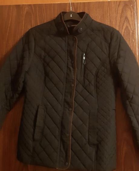 Cierna vetrovka na zips, m