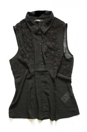 Prekrásna blúzka s čipkou, l