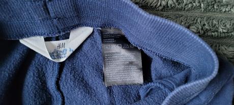 Tepláky tmavomodre h&m dvojicky, h&m,128