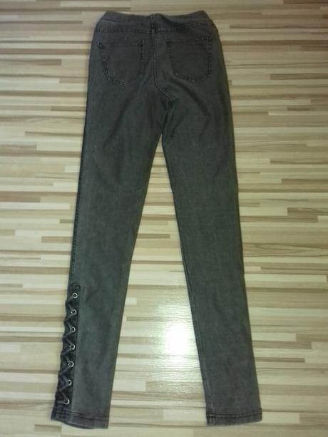 Tenké riflove legíny, h&m,158