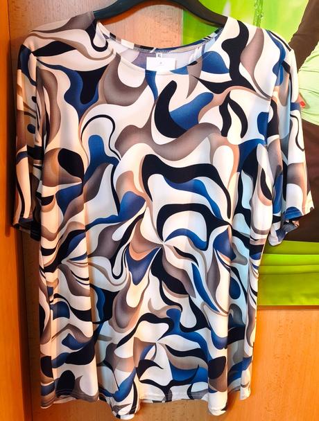 Dámske tričko maxi lady modrá, 42 - xxxl