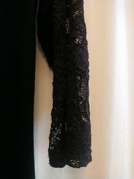 Dámsky čierny elastický top, ann christine, s, s