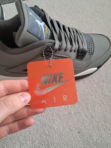 Air jordan 4 cool gray - nove s visačkou nike, nike,45