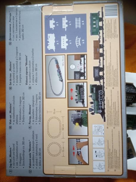 Vláčiková súprava western expres, 