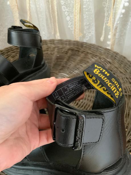 Dr martens sandále čierne velkost 36, 36