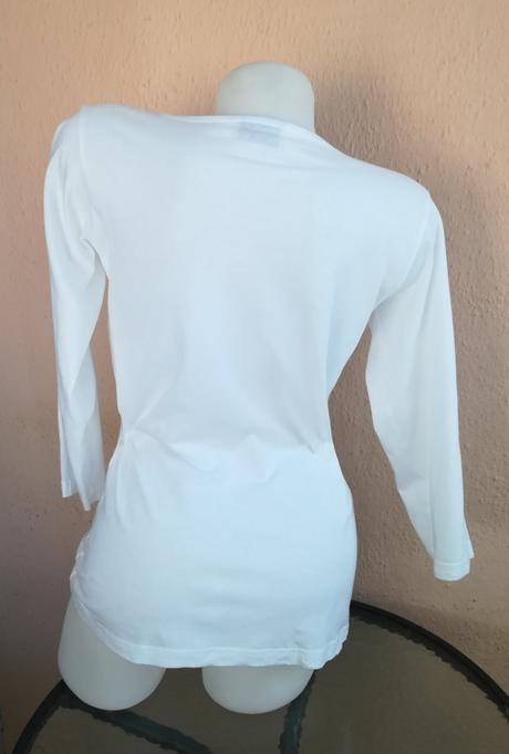 Top, tričko, biele so vzorom, s, m, m / s