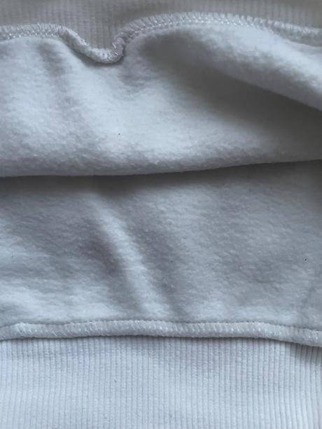 Biela mikina s rolakom, m