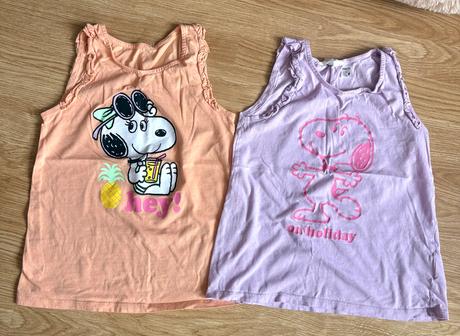 Snoopy top 2x  134/140, h&m,134