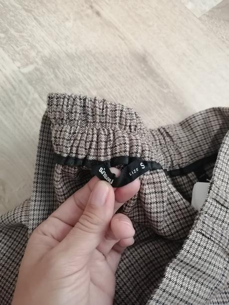 Károvane nohavice / cigaretového strihu, sinsay,s