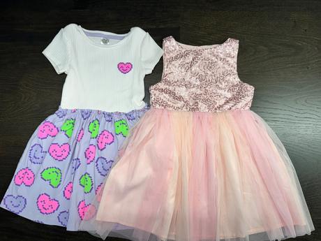 Balíček pre dievča na leto - šaty 110, 104–116