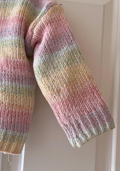 Dúhový pestrofarebný sveter, dopodopo, 98, dopodopo,98