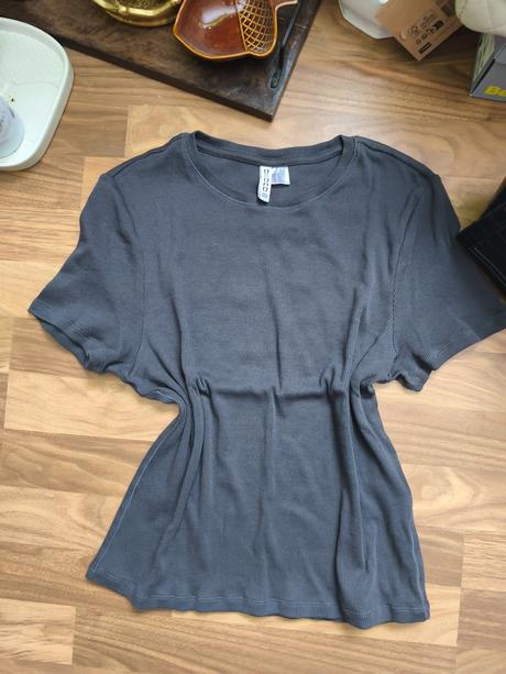 Dámske sivé tričko hm, h&m,xl