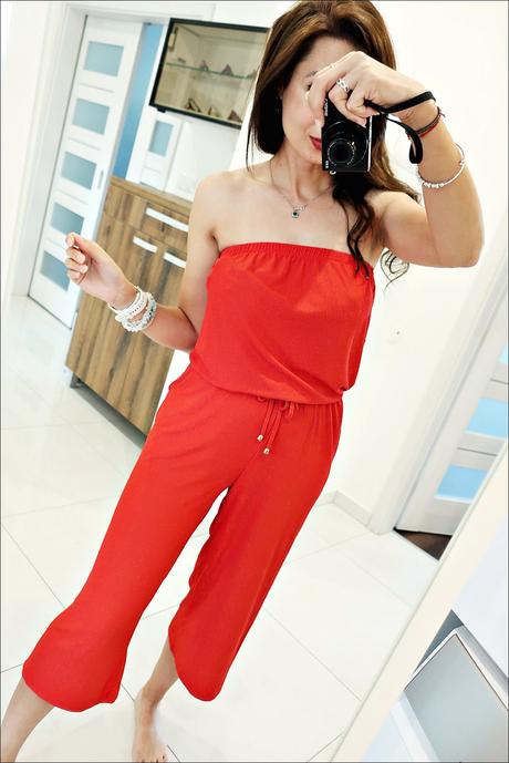 Červený overal, f&f,36