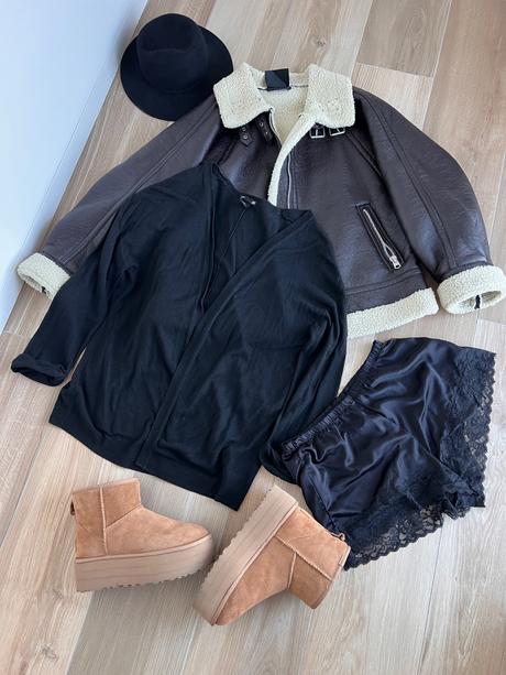 Čierny sveter h&m, h&m,s