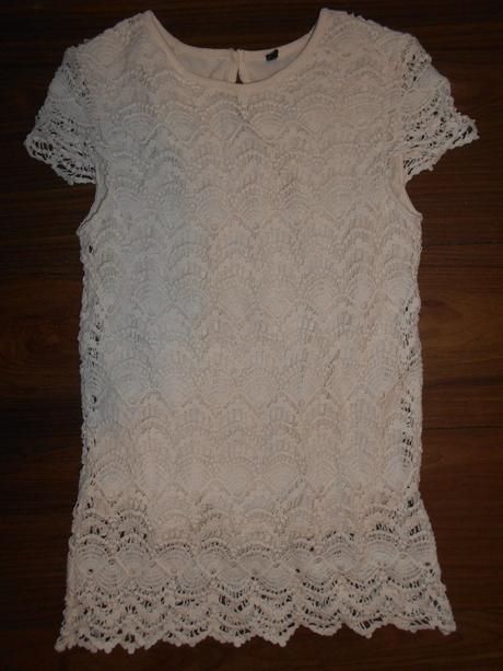 Čipkované šaty, benetton,128