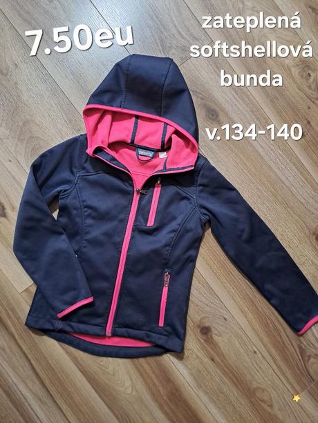 Zateplená softshellová bunda, 134