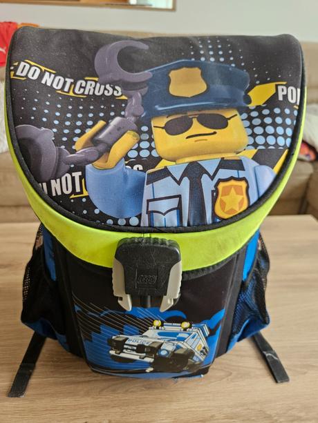 Školská taška aktovka lego city,
