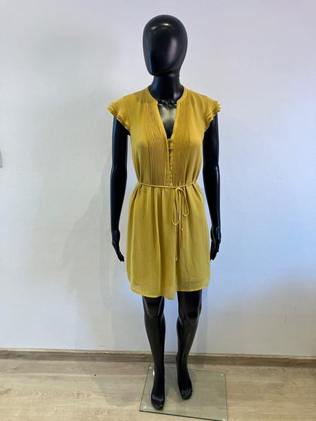 Dámske šaty horčicové h&m (xs), h&m,xs
