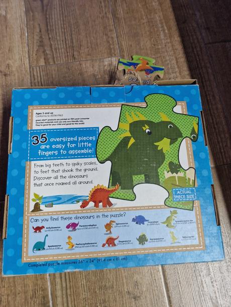 Velke podlahove puzzle dinosaury, 