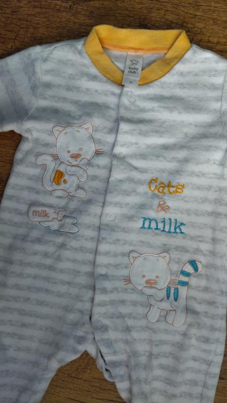 Overal na spanie zamatovy, baby club,74