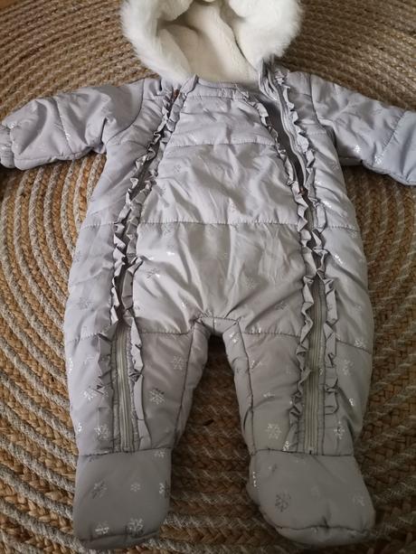 Zimný overal s kožušinkou, 68