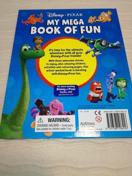My mega book of fun - disney pixar nsp19,