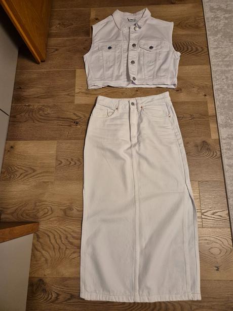 Denim riflová súprava, 36