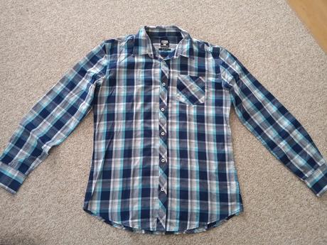 Károvaná košeľa, fishbone,m