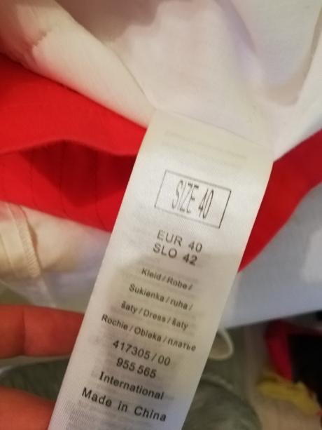 Biele šaty orsay, orsay,40