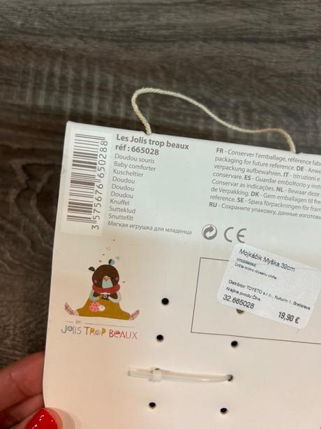 Moulin roty - mojkáčik myška 32cm,