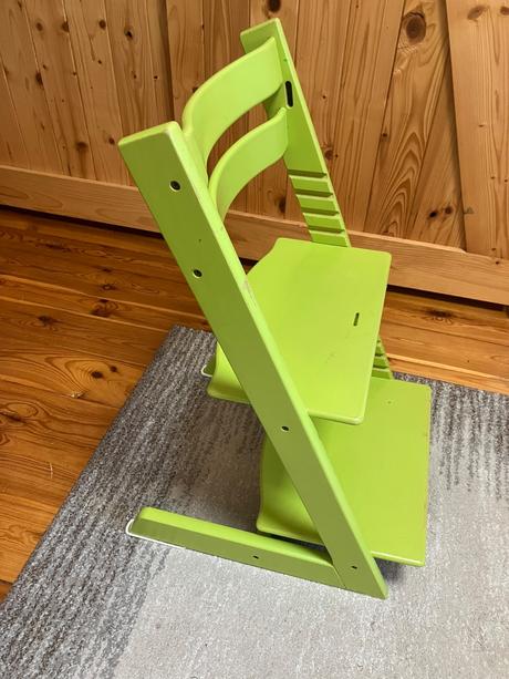 Stokke tripp trapp stolicky (hneda/zelena), 