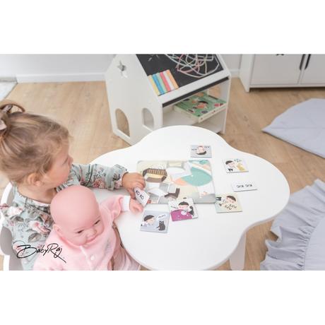 Stôl + dve stoličky  zajačik, 