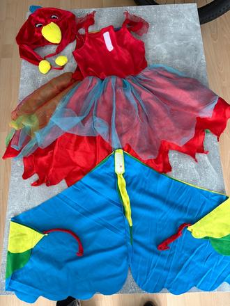 Kostym papagaj 5-6r, 