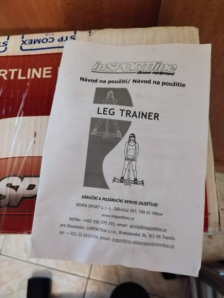 Posilňovač nôh a stehien insportline leg-trainer,