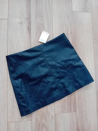 Koženková sukňa h&m, h&m,xl
