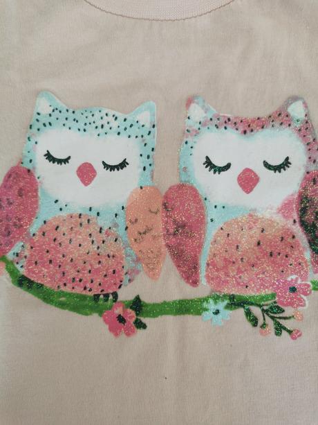 Tričko so sovami /1404/, pepco,80