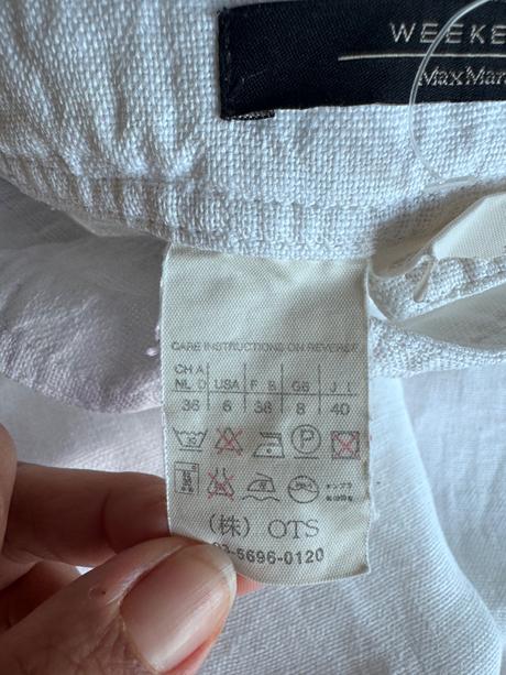 Maxmara weekend 100per ľan nohavice s, s