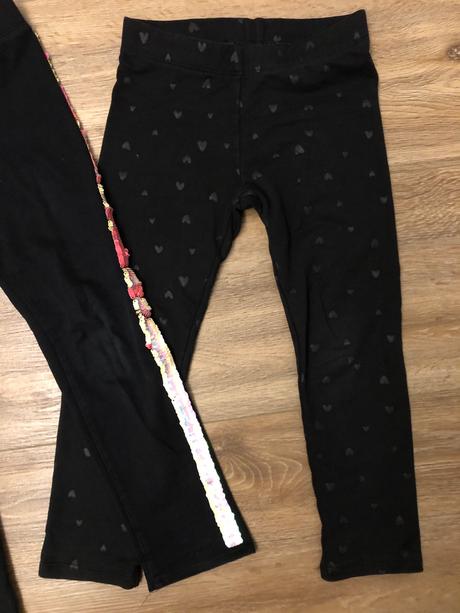 Cierne leginy h&m vel.110, h&m,110