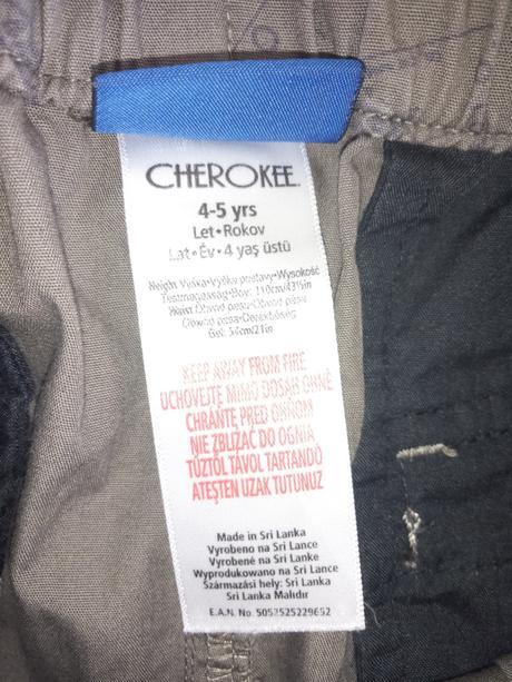 Kraťasy cherokee, cherokee,110