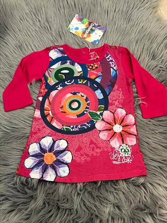 Dievčenské predĺžené tričko desigual (68), desigual,68