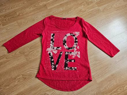 Červené tričko v. s/m, orsay,s