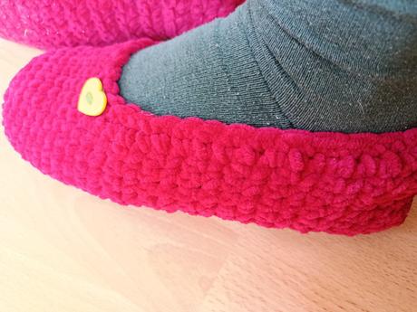 Háčkované papučky, 41