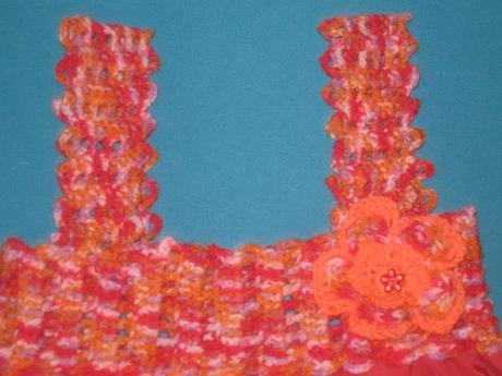 Madeirové šaty + čelenka, 98