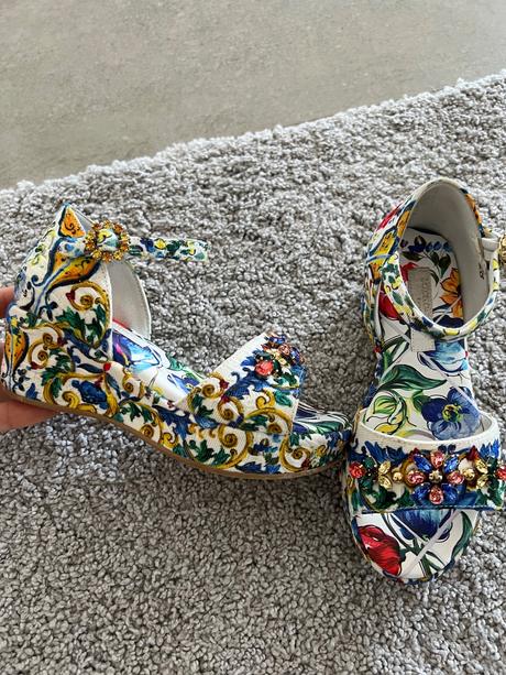Dolce&gabbana dievčenské sandálky vel.28, dolce&gabbana,28