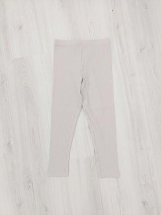 Béžové vrúbkované legíny tchibo, tchibo,116