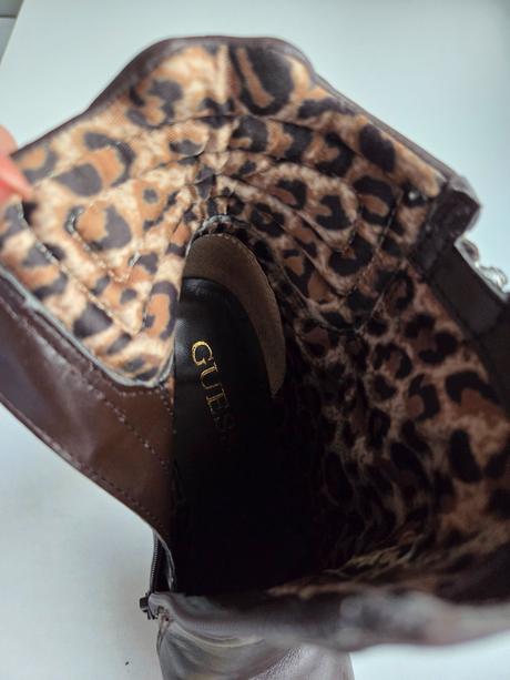 Kožené kotničky, guess,36