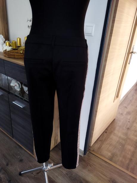 Elegantné nohavice s leopardim pruhom, mohito,m